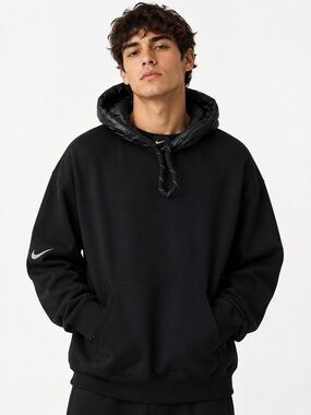 RARE Men's Size NIKE NOCTA DRAKE CS NRG HOODIE BLACK - HM5762-010 - Sz Large